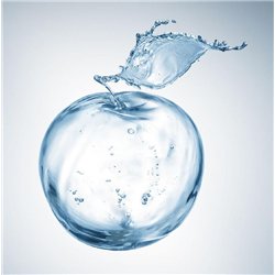 Яблоко из воды - Фотообои Еда и напитки|напитки