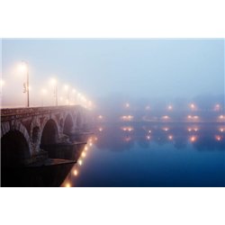 Утренний туман - Фотообои Расширяющие пространство
