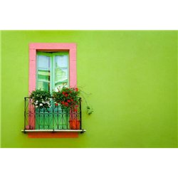 Французский балкон - Фотообои архитектура|Париж