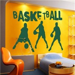 Трафарет Игроки баскетбола - Модульная картины, Репродукции, Декоративные панно, Декор стен
