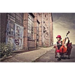Уличный музыкант - Фотообои люди|мужчины