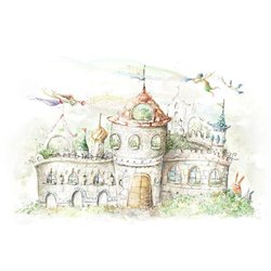 Рисунок замка - Фотообои детские|универсальные