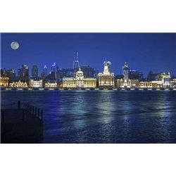 Ночная набережная - Фотообои Расширяющие пространство