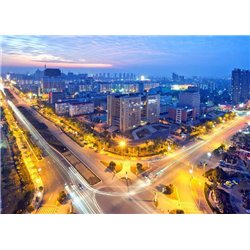 Вечерний город - Фотообои Современный город