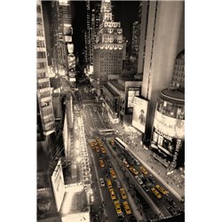 Ночной город - Фотообои на двери