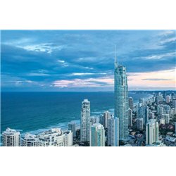 Небоскребы на берегу - Фотообои Современный город|Нью-Йорк