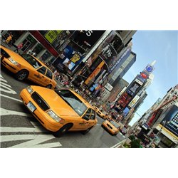 Такси в Нью-Йорке - Фотообои Современный город|Нью-Йорк