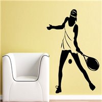 Портреты картины репродукции на заказ - Трафарет Теннисистка