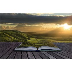 Природа в книге - Фотообои Креатив