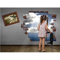 Девочка с дрелью - Фотообои Креатив