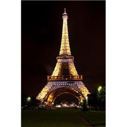 Ночная башня - Фотообои архитектура|Париж