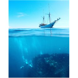 Море - Фотообои на двери