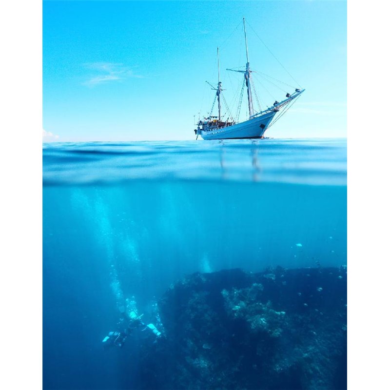 Море - Фотообои на двери