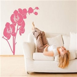 Трафарет Цветок орхидея - Модульная картины, Репродукции, Декоративные панно, Декор стен