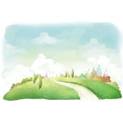 Опушка у леса - Фотообои детские|универсальные