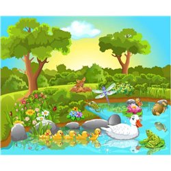 Озеро - Фотообои детские|универсальные