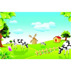 Коровы - Фотообои детские|универсальные