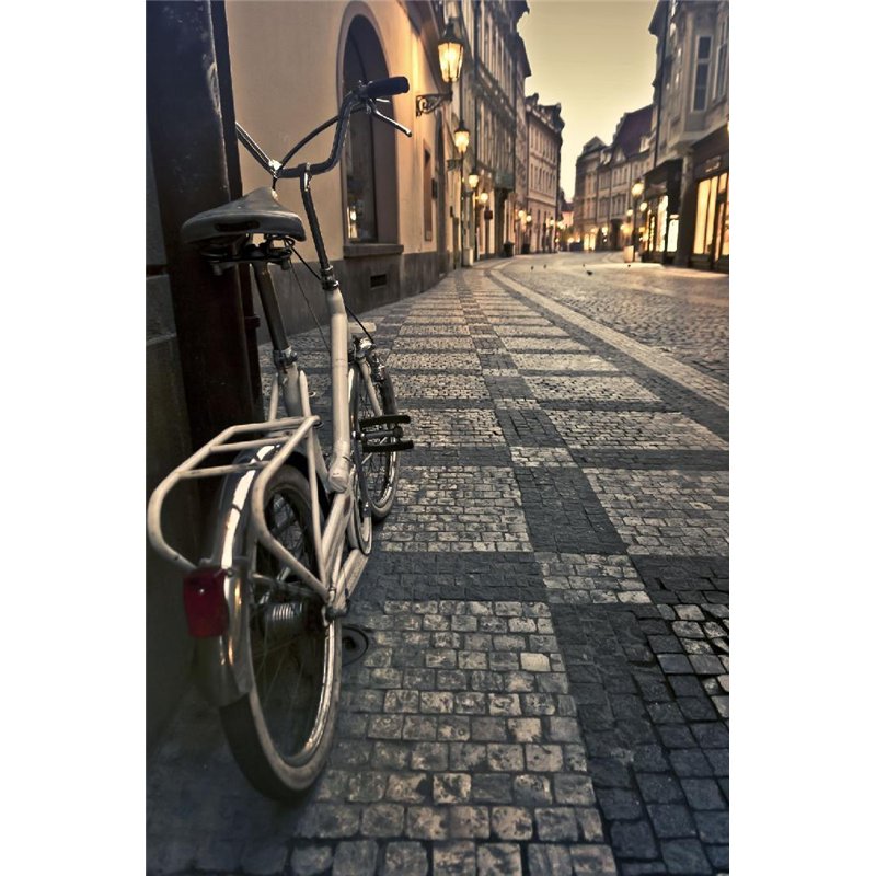 Старая улица - Фотообои на двери
