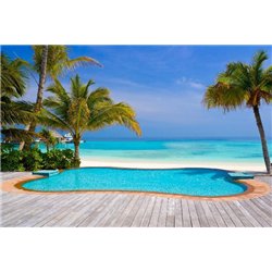 Бассейн на берегу моря - Фотообои Море|побережье