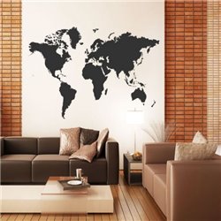 Трафарет Карта мира - Модульная картины, Репродукции, Декоративные панно, Декор стен