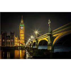 Ночная Темза - Фотообои архитектура|Лондон