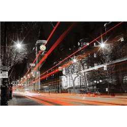 Ночной трафик - Фотообои архитектура|Лондон