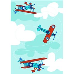 Самолётики - Фотообои детские|для мальчика
