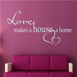 Трафарет Любовь делает дом домом - Модульная картины, Репродукции, Декоративные панно, Декор стен