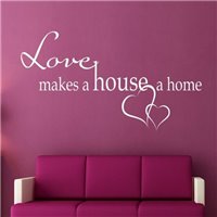 Трафарет Любовь делает дом домом