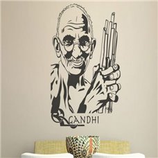 Картина на холсте по фото Модульные картины Печать портретов на холсте Трафарет Махатма Ганди
