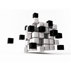 3D кубы - 3D фотообои|3D фигуры
