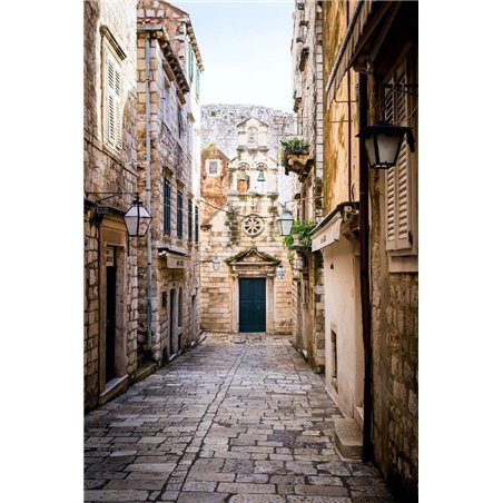 Дверь в конце улицы - Фотообои Расширяющие пространство