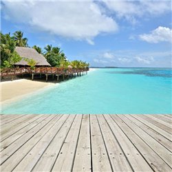 Кафе на берегу моря - Фотообои Море|побережье