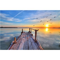 Закат - Фотообои Расширяющие пространство
