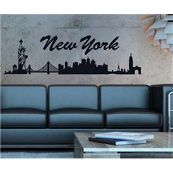 Трафарет Панорама города New York - Модульная картины, Репродукции, Декоративные панно, Декор стен
