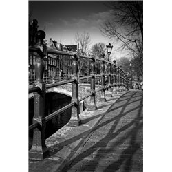 Поручни моста - Фотообои Современный город|Англия