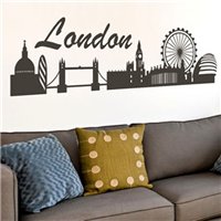 Портреты картины репродукции на заказ - Трафарет Панорамный вид города Лондон