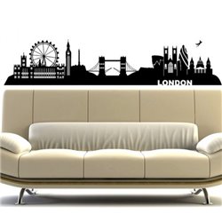Трафарет Лондонская панорама - Модульная картины, Репродукции, Декоративные панно, Декор стен