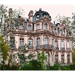 старый дом - Фотообои Иллюстрации
