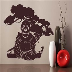 Трафарет Будда под деревом - Модульная картины, Репродукции, Декоративные панно, Декор стен