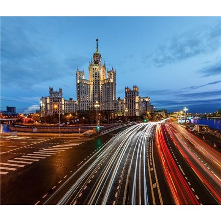 Ночная Москва - Фотообои Современный город