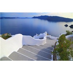 Ступени к морю - Фотообои терраса