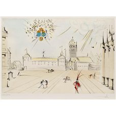 Картина на холсте по фото Модульные картины Печать портретов на холсте Королевский замок