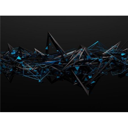 Хаотическая структура - 3D фотообои|Стереоскопические обои