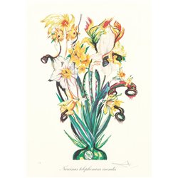 Сюрреалистические цветы - Модульная картины, Репродукции, Декоративные панно, Декор стен