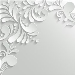 Цветочный 3D фон - 3D фотообои|3D паттерн