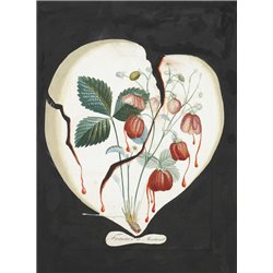 Сюрреалистические плоды - Клубничное сердце - Модульная картины, Репродукции, Декоративные панно, Декор стен