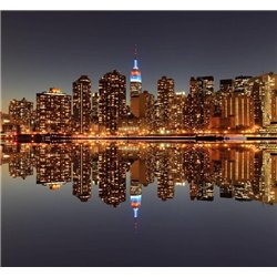 Горизонт Манхэттена - Фотообои Современный город|Нью-Йорк
