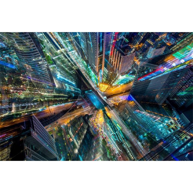 Креативное изображение города - Фотообои Современный город