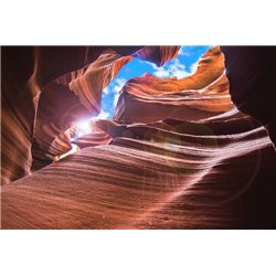 Красная пещера - Фотообои природа|пустыня